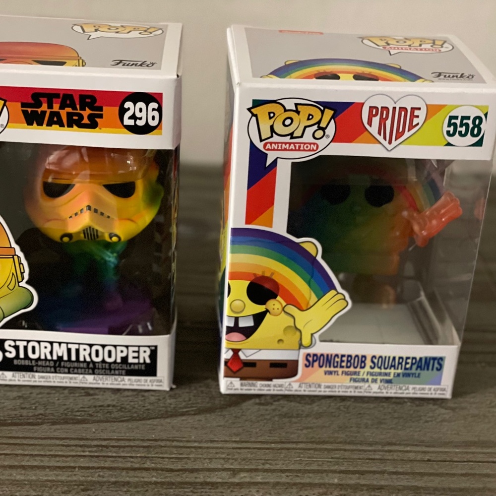 Funko Pride Duo- Sponge Bob & Stormtrooper